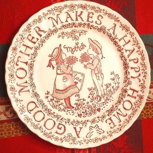 Vintage Royal Crownford MOTHER Tribute Plate Norma Sterman Staffordshire England